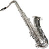 Karl Glaser Tenor Saxophon Silber mit Koffer, Mundstck, Blttch