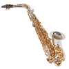 Karl Glaser Alt Saxophon versilbert + Messingklappen, mit koffer