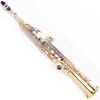 Karl Glaser Sopran Saxophon gerade Bauweise, Gold + verchromte K